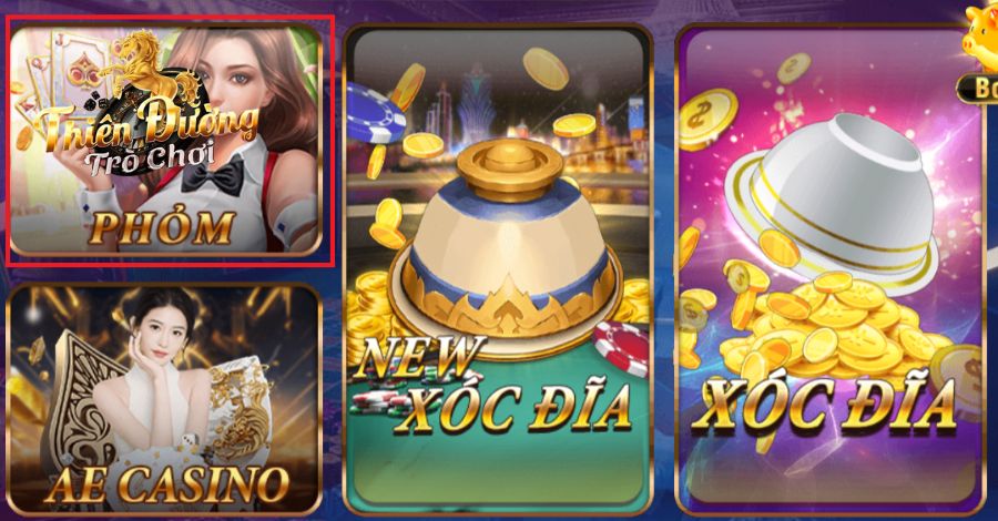 Lựa chọn game bài Phỏm để bắt đầu giải trí đổi thưởng