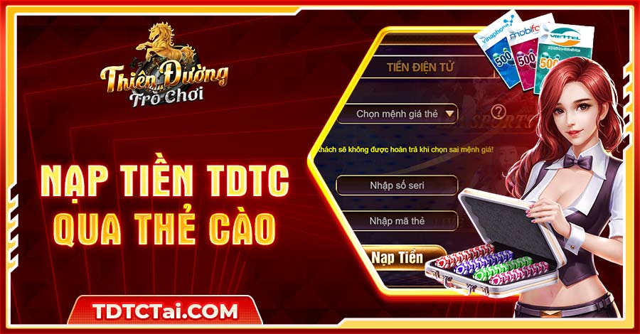 Hướng dẫn 3 bước nạp tiền TDTC qua thẻ cào điện thoại cho người mới
